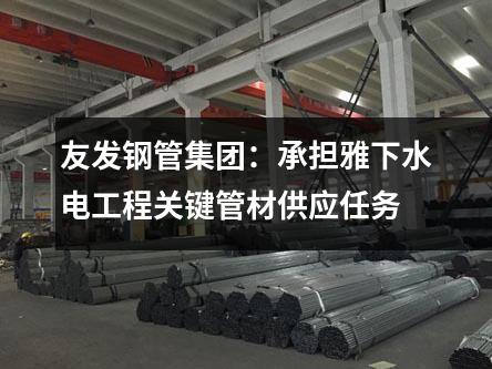 友發(fā)鋼管集團(tuán):承擔(dān)雅下水電工程關(guān)鍵管材供應(yīng)任務(wù)